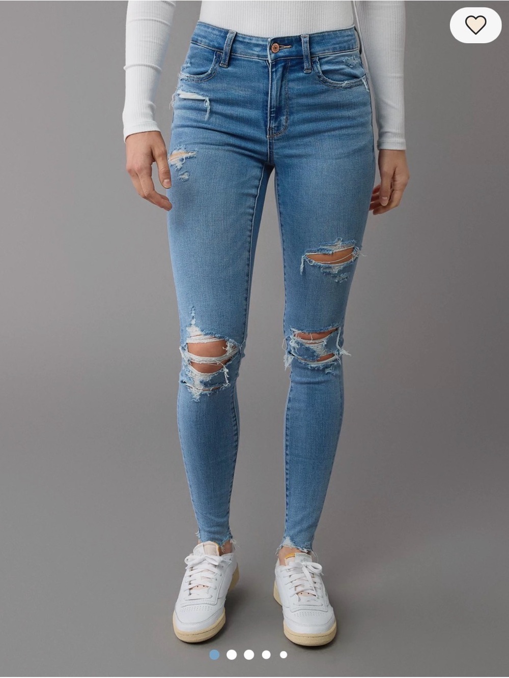 American Eagle AE Next Level Ripped High-Waisted Jegging